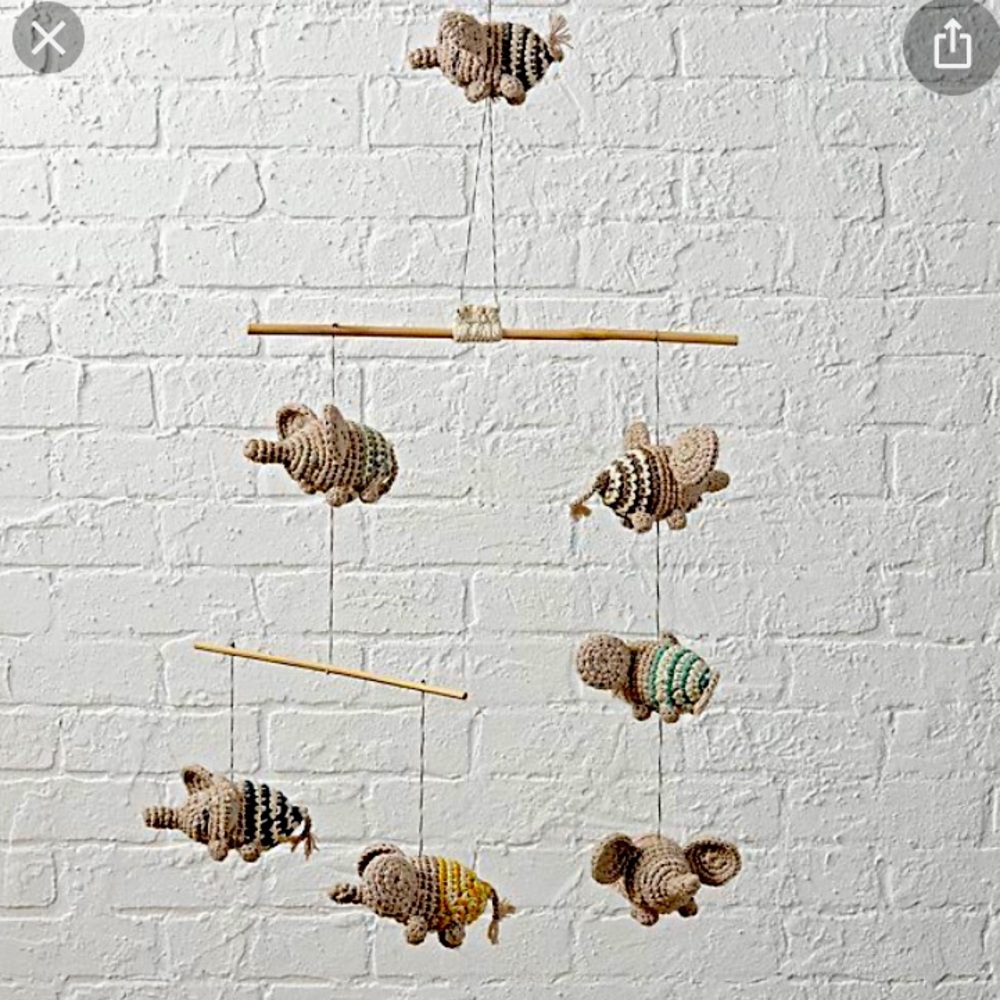 Land of Nod Flying Elephants baby mobile